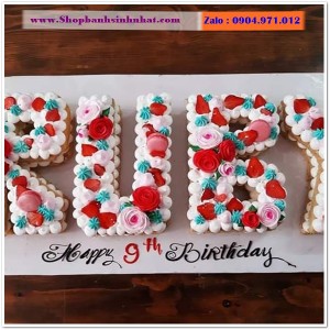 Bánh Sinh Nhật Chữ Cái & Số - RP19